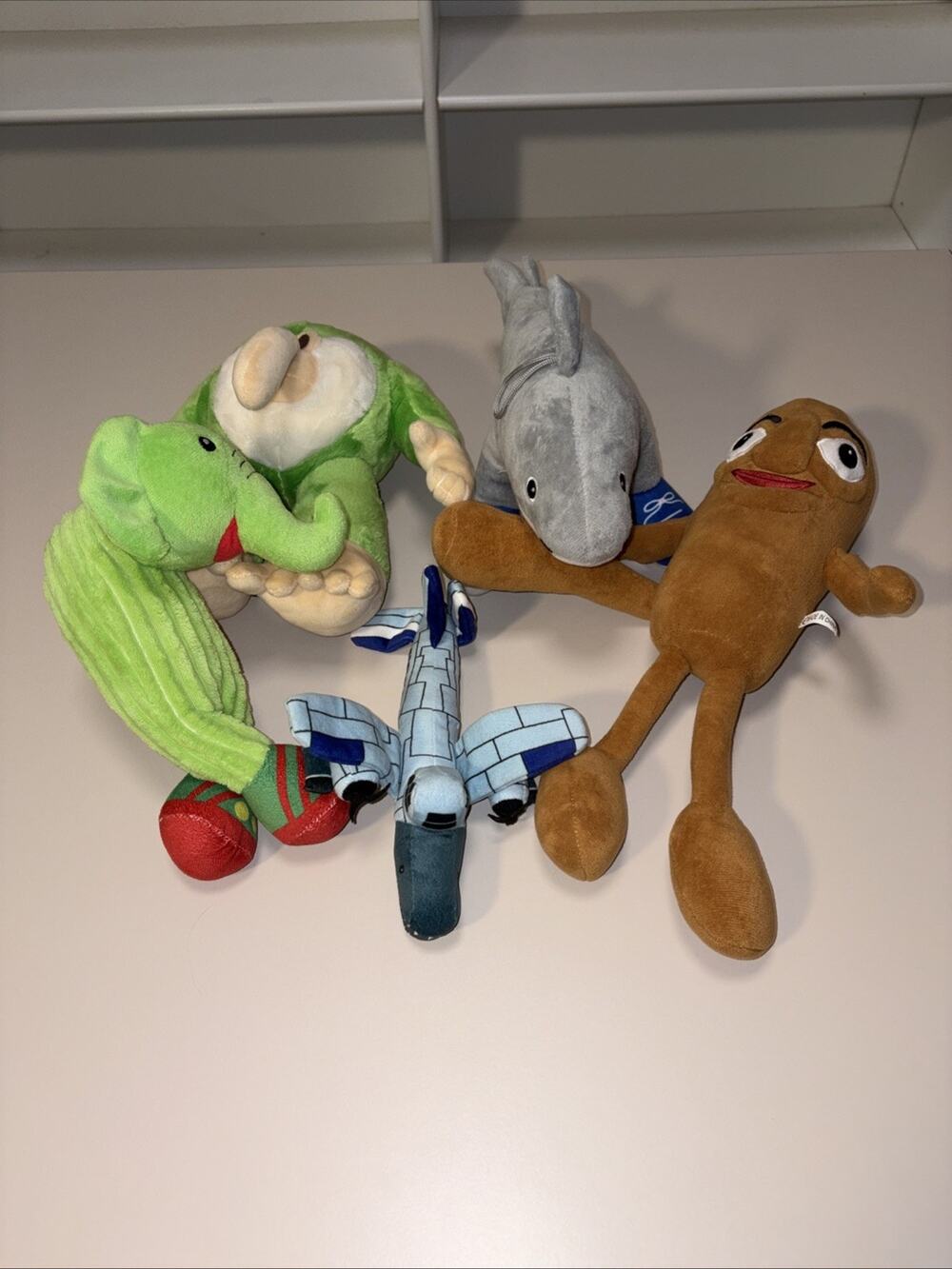 Italian Brainrot Lot Of 5 Plush Tralalero Tralala Tung Tung Sahur Brr Brr